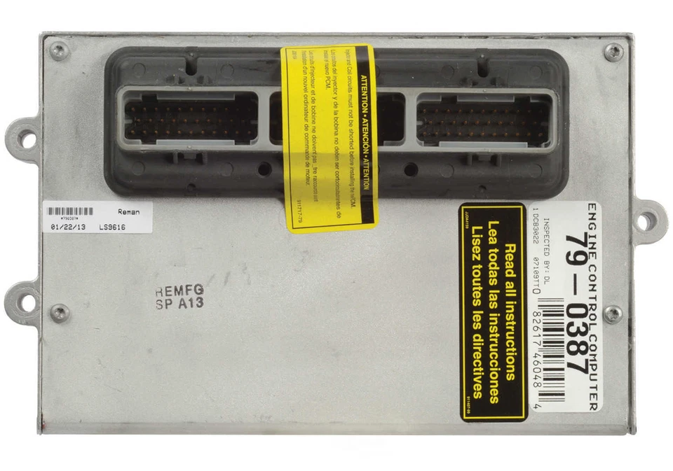 Módulo de control del motor (ECM)-VIN: Y, transmisión automática para Dodge Ram 1500 1997 5,2 L-V8 Foto 2 de 4