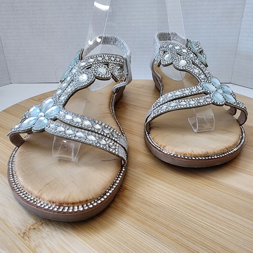 VJH bequeme elastische Slingback Sandalen Damen Strass Freizeit Wandern Gr. 41 / 9,5 - Bild 7 von 22