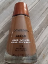 Covergirl Clean Liquid Foundation 170 Deep Golden