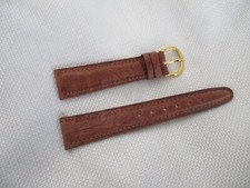 watchstrap black watch band strap 20mm genuine leather gold usa camel grain
