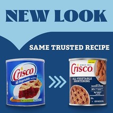 Crisco All-Vegetable Shortening, Use it for baking and frying, Size 48 Ounce