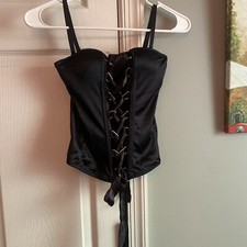 SPIRIT HALLOWEEN black bustier SMALL