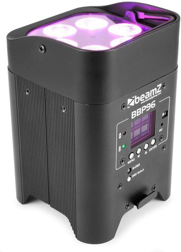BEAMZ BBP96 PAR 6x12W LED RGBAW-UV A BATTERIA CON TELECOMANDO NUOVO - Foto 8 di 8