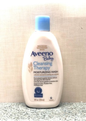 aveeno baby cleansing therapy moisturizing wash