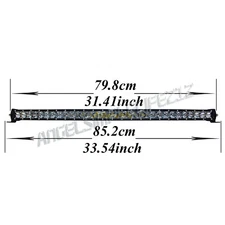 Curved 32''Inch LED Light Bar Combo Offroad Pickup ATV SUV ATV 4WD Truck Tractor