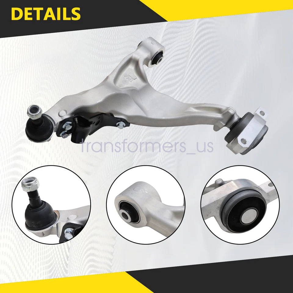 Kit de brazo de control inferior delantero L&R para Infiniti 2011-2019 M37 M56 Q70 Q70L tracción delantera Foto 4 de 4