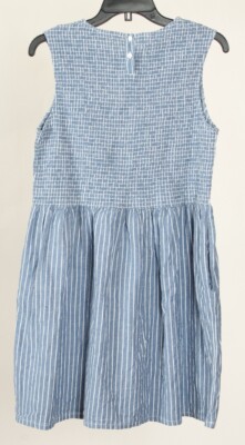 french connection blue and white dress French Connection Demi Dress