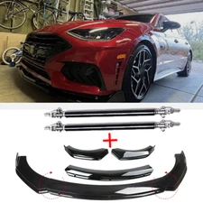 Front Bumper Lip Part Accessories Splitter Spoiler For Hyundai Sonata Body Kits