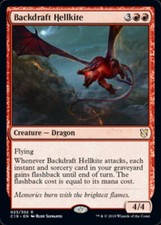 Backdraft Hellkite Light Play, English Magic the Gathering MTG Commander 2019