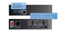 Professional Remote Power Switch With 2-Port Universal AC Outlets