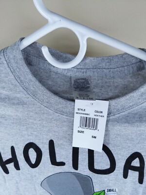 GILDAN Holiday T-Shirt - HOLIDAY MELTDOWN - Size Small (S) Heather