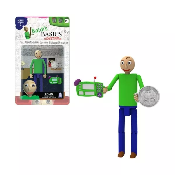 Baldi's Basics 5 Action Figure - Baldi - Brand New 812241033460