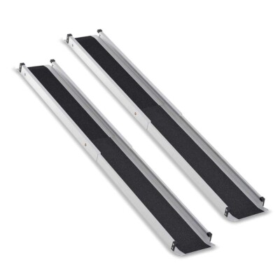 2x Auffahrrampe für Kawasaki W800 Cafe / Street Teleskoprampe