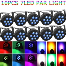 HOLDLAMP 105W DMX RGBW 7LED Par Can Light DJ Disco Stage Party Lighting W/Remote