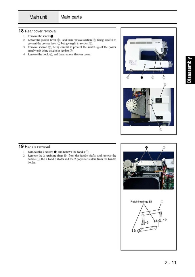 On CD * BROTHER PE-770, NV150E Instructions or Service manual and Parts ...