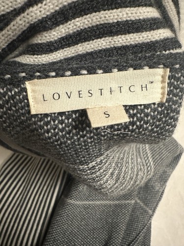 Love stitch Heavyweight Belted Cardigan Sweater Small Southwest Beth Yellowstone - Picture 10 of 16