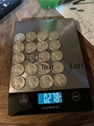 20 Washington silver quarters.$5 face value.50s@60s.good condition.90%silver.