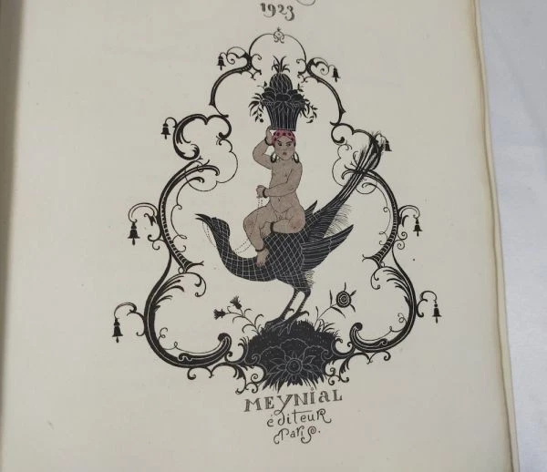 George Barbier Falbalas et Fanfreluches 1923 Art Deco Fashion Plates Colette - Image 3 of 4