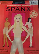 SPANX Super Power Panties Size B Black Mid-Thigh Shaper Super Tummy Control NWT!