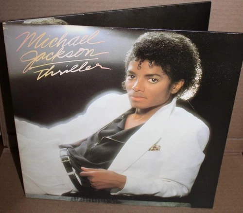 Michael Jackson Lp "THRILLER" 1982 QE 38112~Orig LYRIC/CARTOON Inner~   NM-/MINT