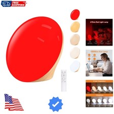 10000 Lux Sun Lamp, 670nm Red Night Light with 5 Color Temperatures, 5 Bright...