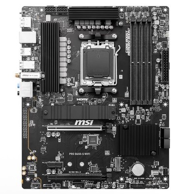 MSI PRO B650-S WIFI V1 ATX Motherboard Wi-Fi 6E Bluetooth 5.3 AMD AM5 DDR5