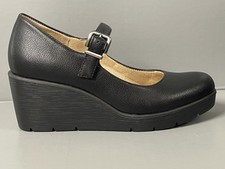 SOUL Naturalizer Adore Shoes Womens Size 5 Black Faux Leather Mary Jane Platform