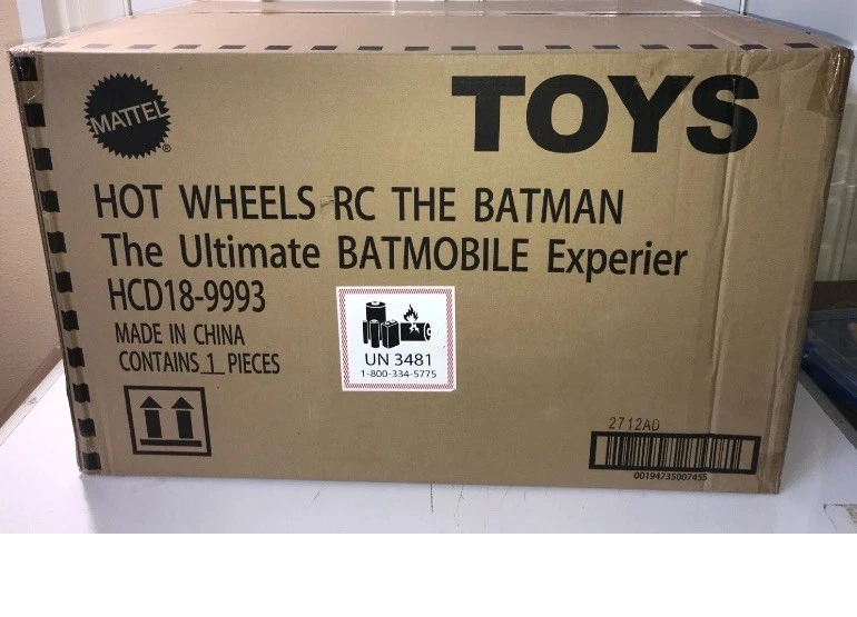 Mattel Creations Ultimate Batmobile Hot Wheels R/C 1:10 The Batman NEW SEALED - Image 4 of 4