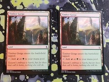 x2 Timber Gorge   258 MTG NM  - Core Set 2019