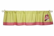 Disney Minnie Petals Perfect Window Valance
