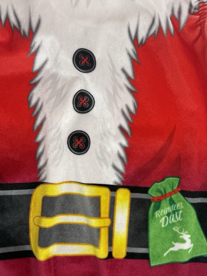 Destira Gymnastics Leotard Santa Claus Christmas Holiday Leo Child Large L - Image 2 of 4