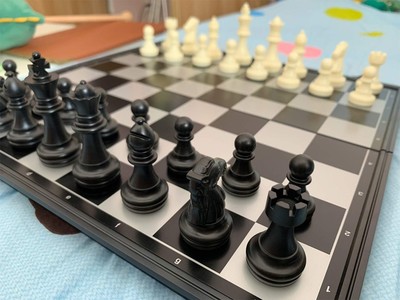 KOKOSUN 3-in-1 Schachspiel – Magnetisch & Faltbar Mit Schach, Dame & Backgammon