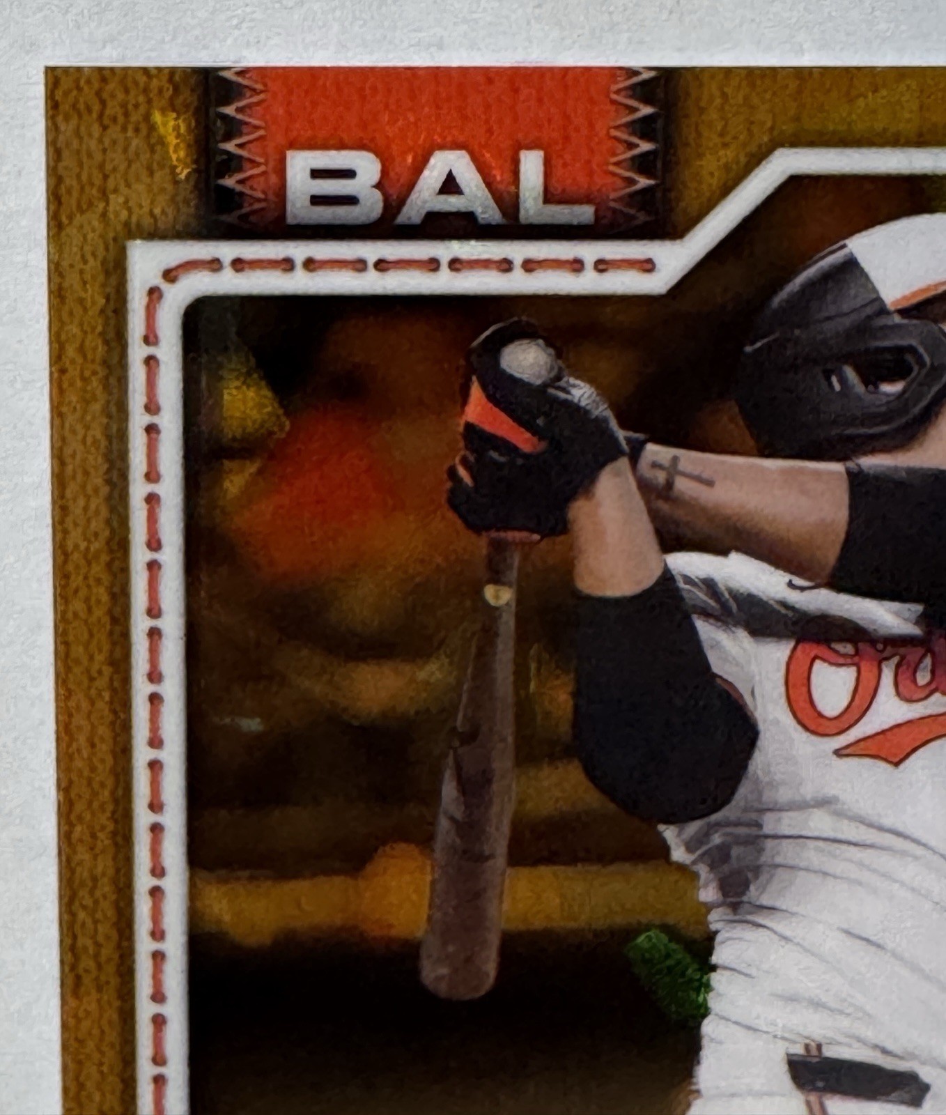 2026 Topps Chrome Sapphire Samuel Basallo Rookie Auto Gold /50 Baltimore Orioles view 3