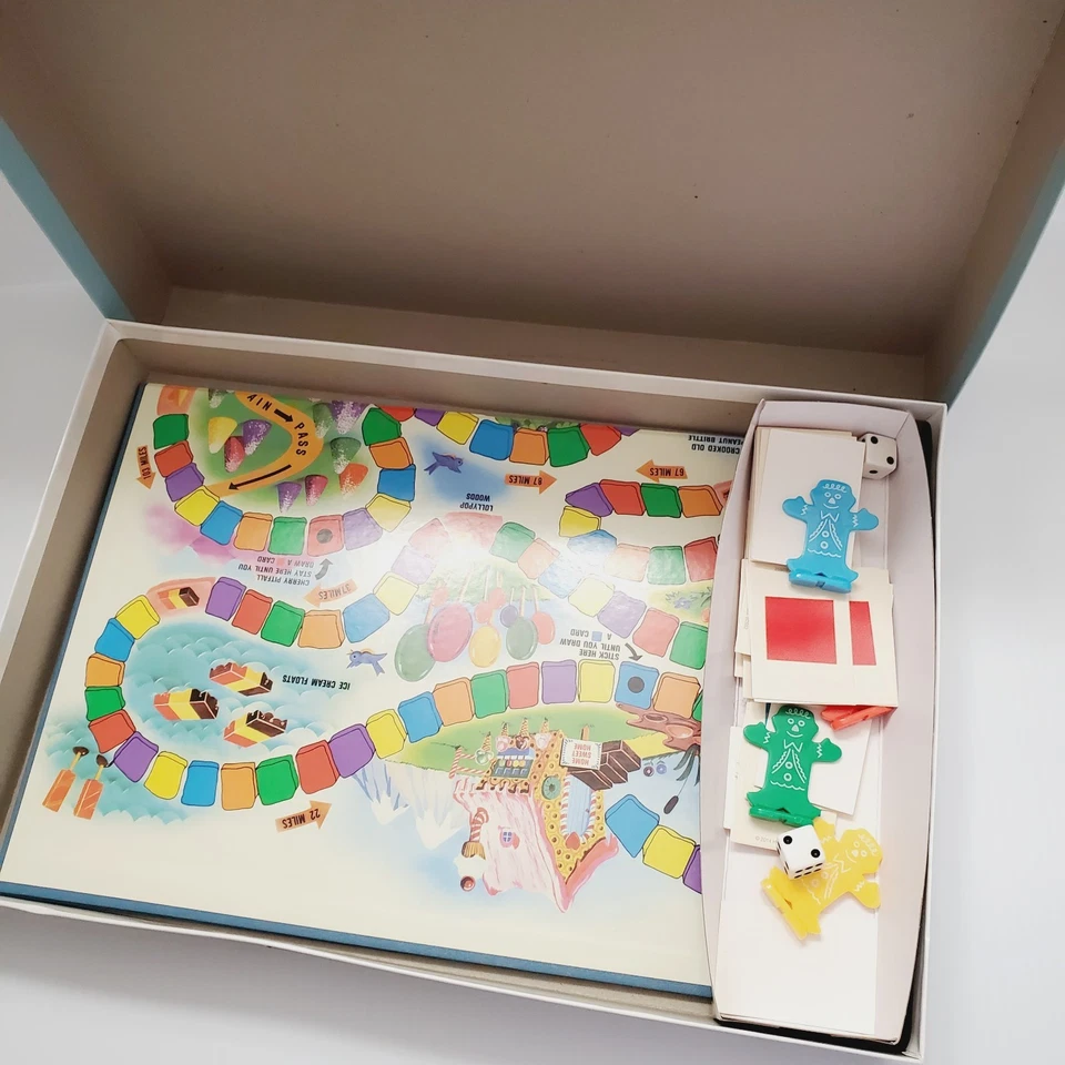 Juego de mesa coleccionable Candy Land serie retro para niños Foto 2 de 4