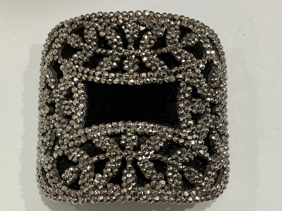 Antique Victorian era riveted cut steel shoe buckles - Image 3 of 4