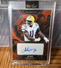Ali Gaye 2023 Wild Card - Wild Chrome Wild Fractal Autograph 1/1 #WCF-A