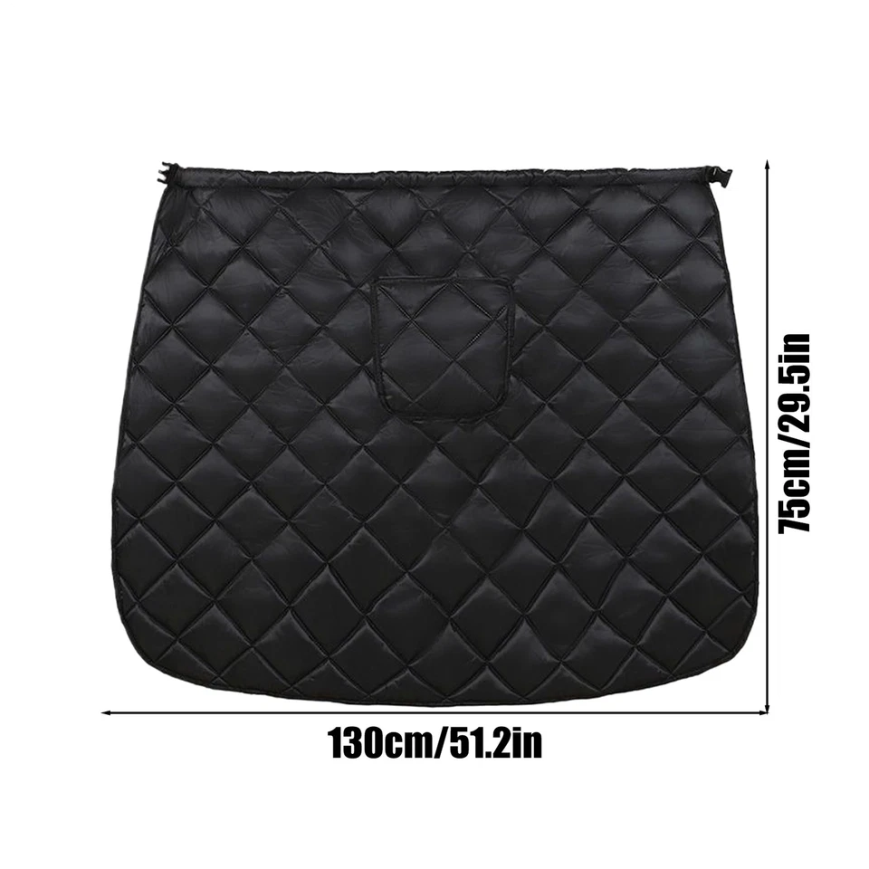 Cubierta de pierna de scooter a prueba de viento impermeable calentador invierno motocicleta pierna regazo  Foto 2 de 4