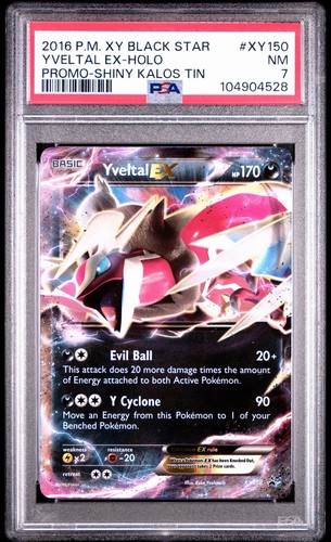 Yveltal-EX graded PSA 7 for sale on eBay