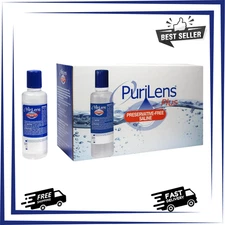 Purilens plus Preservative-Free Contact Lens Saline 120Ml (4 Fl. Oz.) 12 Pack