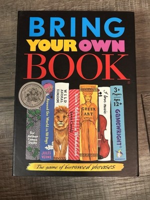 Bring Your Own Book Card Game by Gamewright Small Box Complete Open Box
