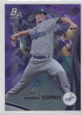 2017 Bowman Platinum Top Prospects Purple 230/250 Andrew Sopko #TP-AS 1v3