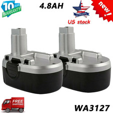 2-Pack For Worx 18V 4.8Ah WA3127 Battery WA3152 WG150 WG152 WG153 WG250 Cordless
