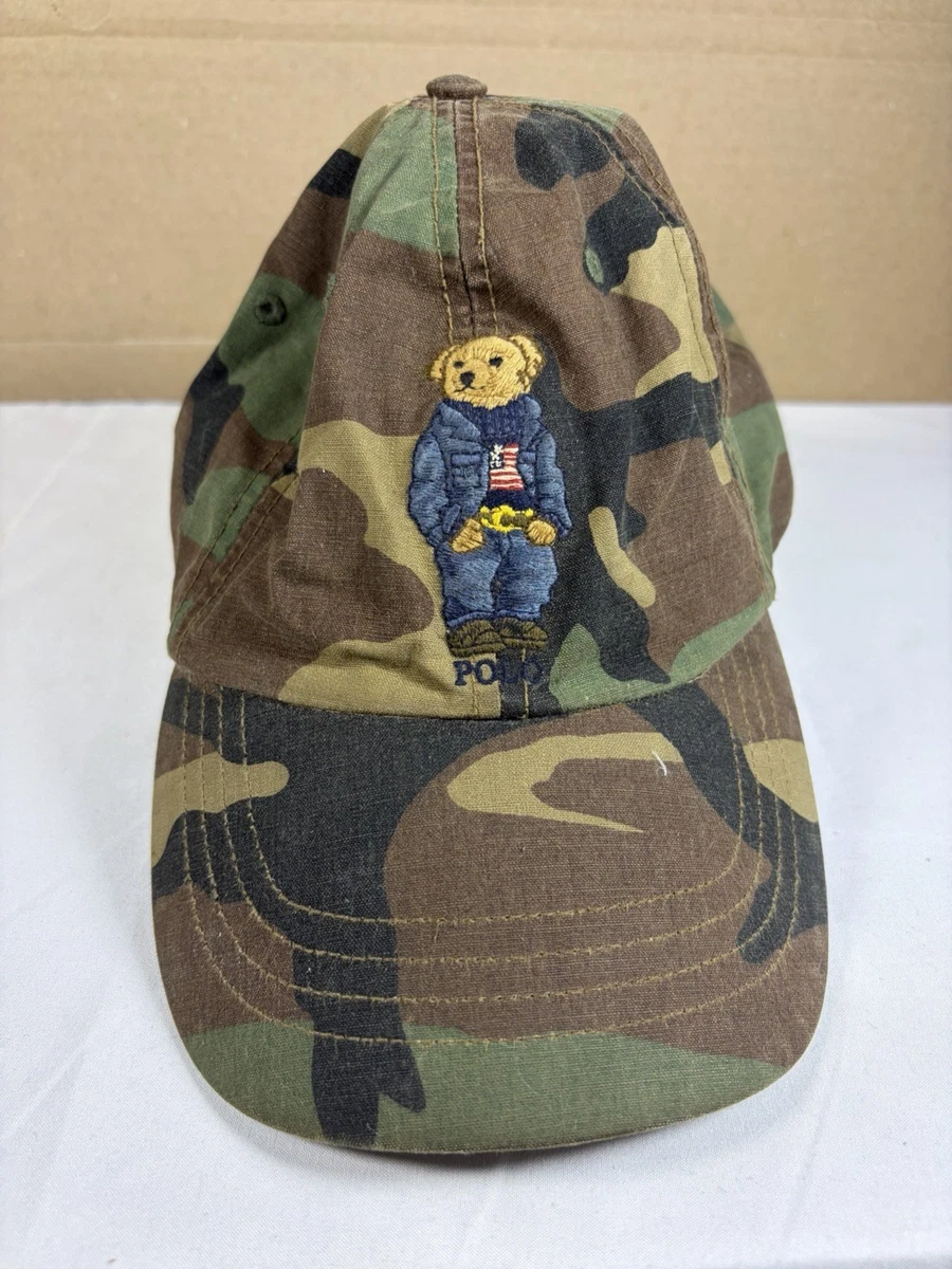 POLORalph Lauren迷彩ベアキャップ Polo Ralph Lauren 迷彩多色帽子男士| eBay
