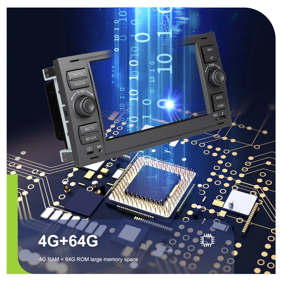 Für Ford Kuga MK1 2008-2012 Autoradio Android 15 GPS Navi BT Carplay WIFI 4+64GB - Bild 3 von 4