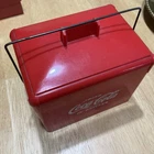 Vintage 1950's Coca-Cola "In Bottles" Plastic Miniature Picnic Cooler Ice Chest