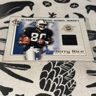 2002 Pacific Private Stock Reserve #92 Jerry Rice Game Worn Jerseys