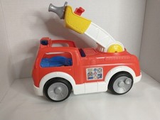 Fisher Price Little People Lift n Lower Fire Truck Lights And Sounds
