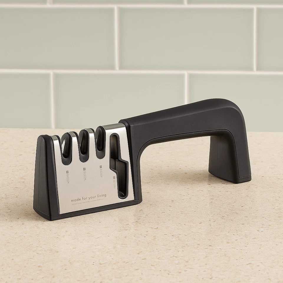 4 Stages Sharpening Stone Quick Sharpening Cutter Whetstone for Home - Image 3 of 4