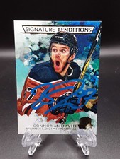 2021-22 The Cup Connor McDavid Signature Renditions Auto #SR-C