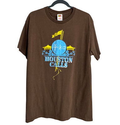 VINTAGE Houston Calls Band T-Shirt Drive-Thru Records FOTL Heavy Y2K Rare Large